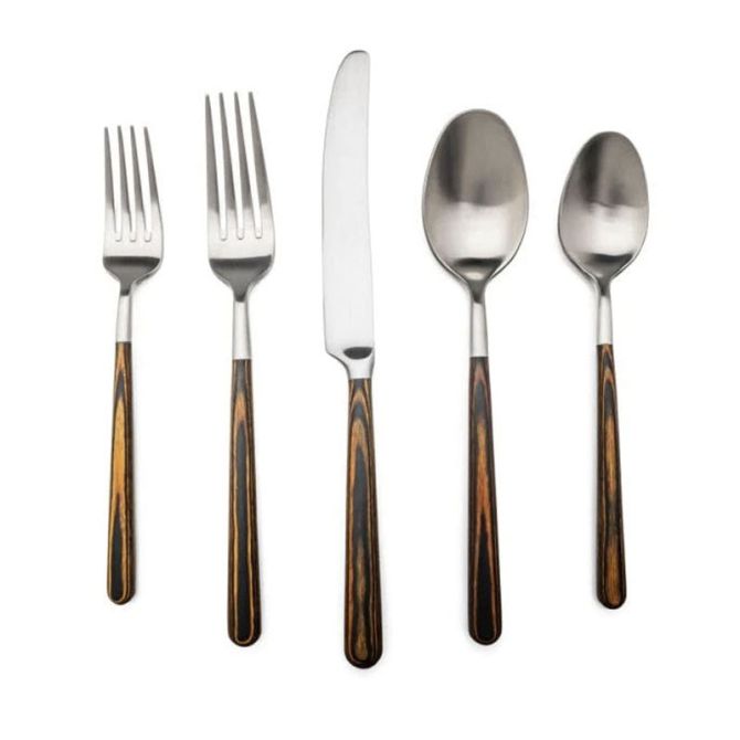 Simon Pearce Hampton Hazel 5-Piece Flatware Setting