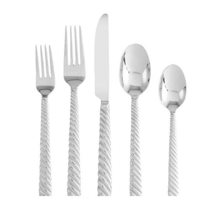 Michael Aram Twist 5 Piece Flatware Set