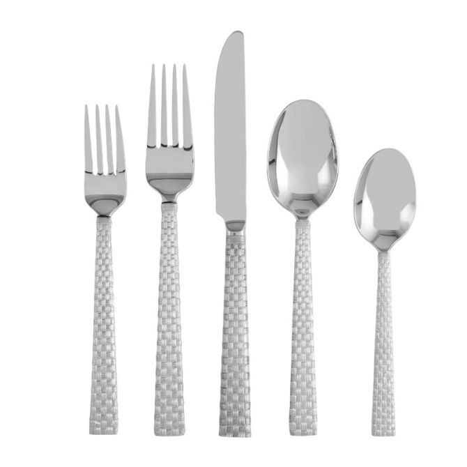 Michael Aram Palm 5 Piece Flatware Set, Silver