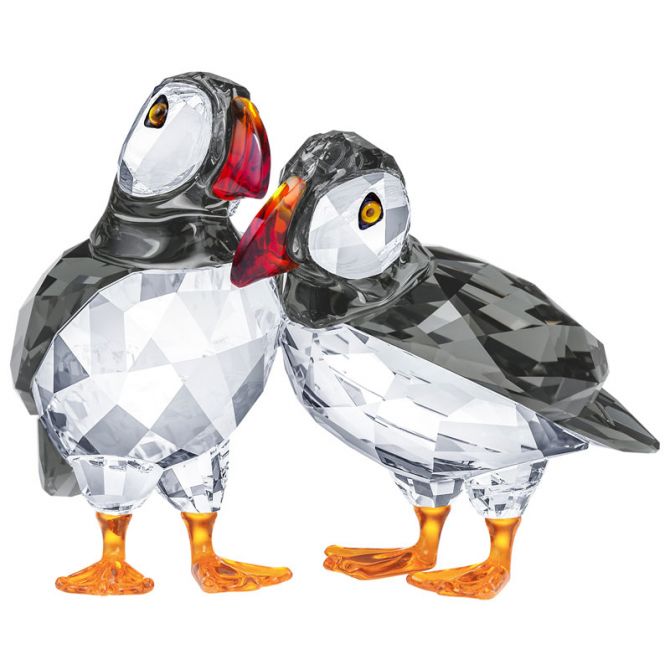 Swarovski Atlantic Puffins Figurine