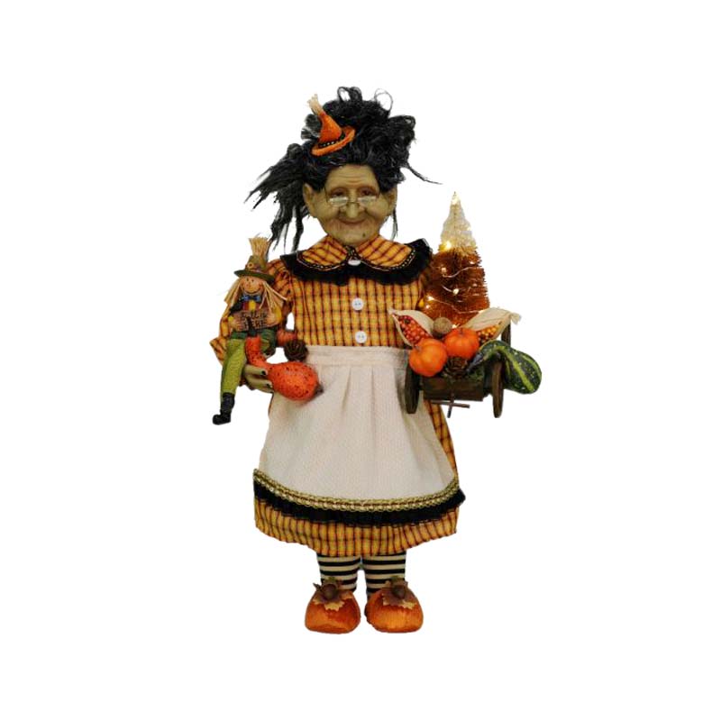 Karen Didion Lighted Fall Harvest Witch Figure | HA18-07 | Borsheims