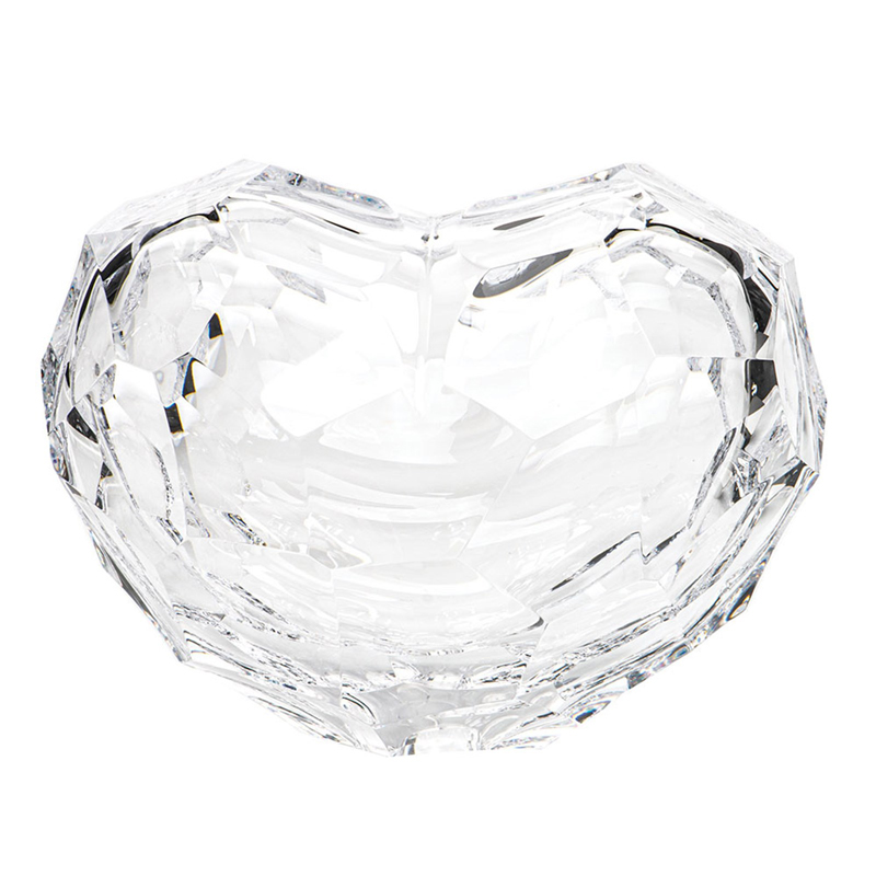 Moser Crystal Clear Heart Figurine, Large | Borsheims