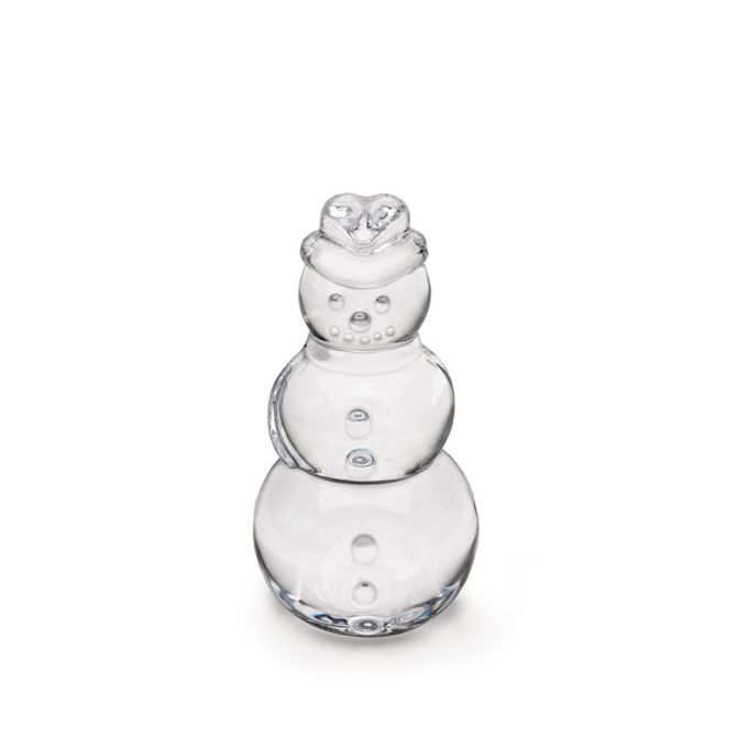 Simon Pearce Snowman Figurine, Large