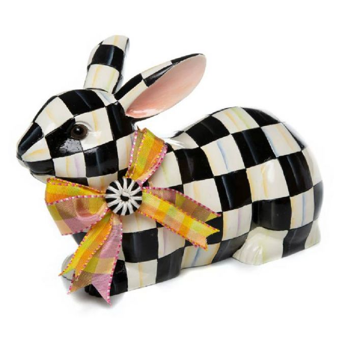 MacKenzie-Childs Courtly Check Resting Bunny