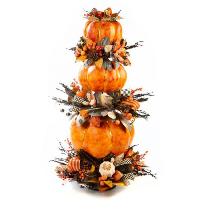 Brand New store Mackenzie Childs Stacked Pumpkin Decor