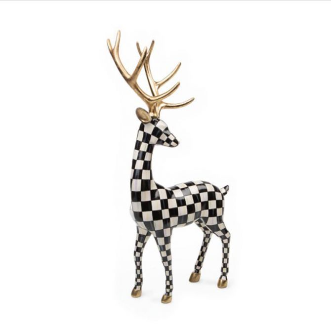 MacKenzie-Childs Checkmate Deer, Standing