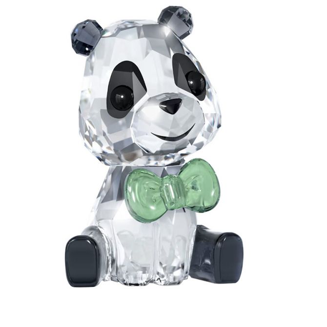 Swarovski Baby Animals Plushy the Panda Figurine