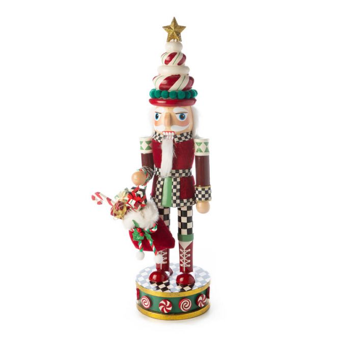 MacKenzie-Childs Candy Cottage Nutcracker