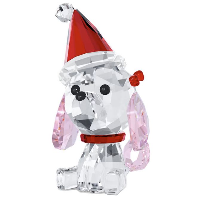 Swarovski Holiday Cheers Poodle Figurine