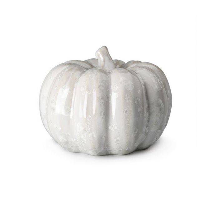 Simon Pearce Crystalline Large Pumpkin, Candent