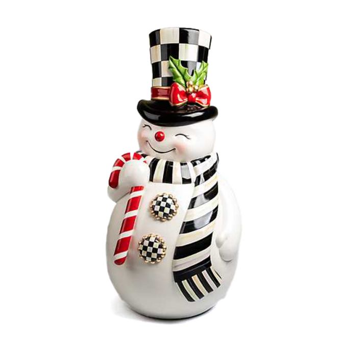 MacKenzie-Childs Nostalgia Snowman Trophy Figure