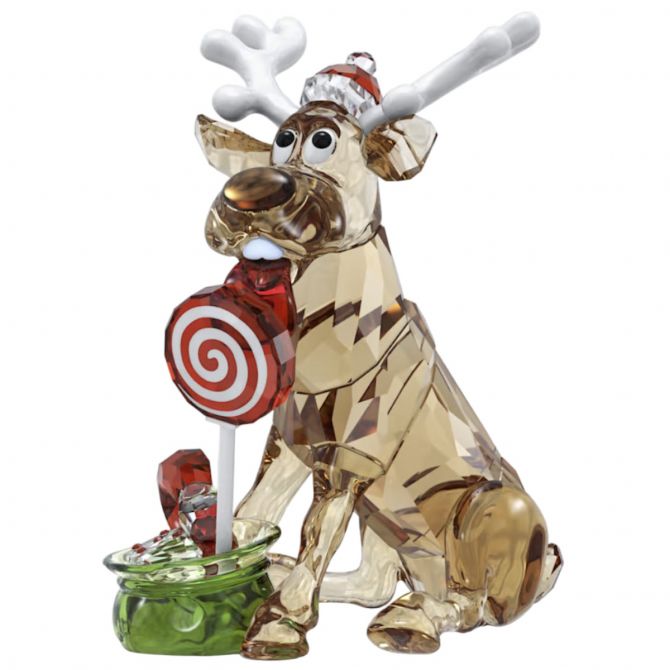 Swarovski Holiday Cheers Dulcis Reindeer Figurine