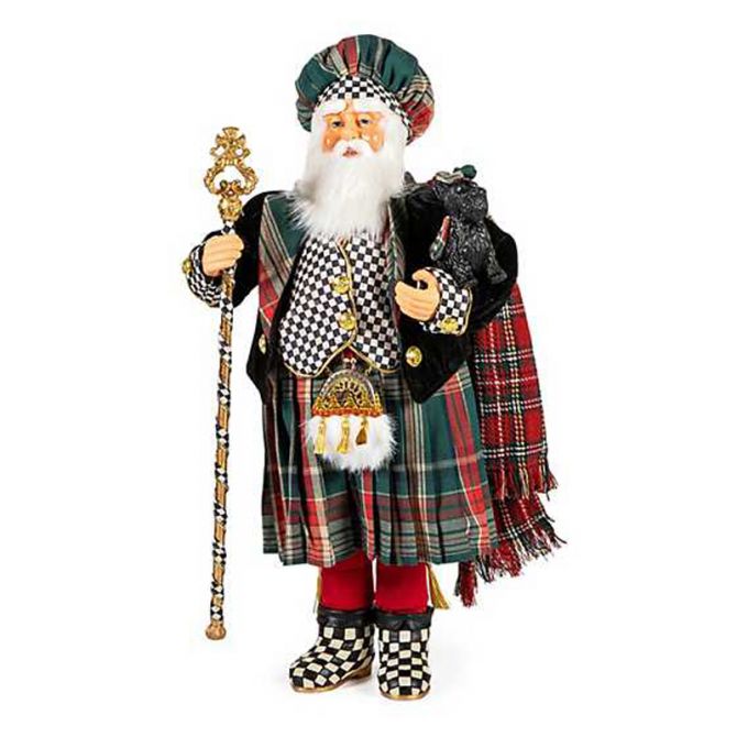 MacKenzie-Childs Scottish Santa