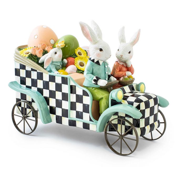 MacKenzie-Childs Spring Fling Rabbit Car