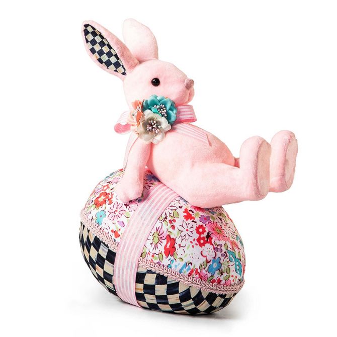 Mackenzie Childs Inspired Bunny deals Rabbit Egg Finial