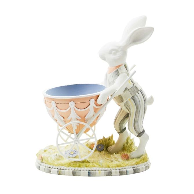 MacKenzie-Childs Cameo Bunny with Cart