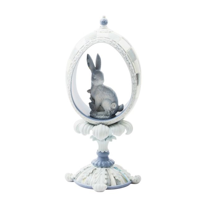 MacKenzie-Childs Cameo Panoramic Bunny Egg