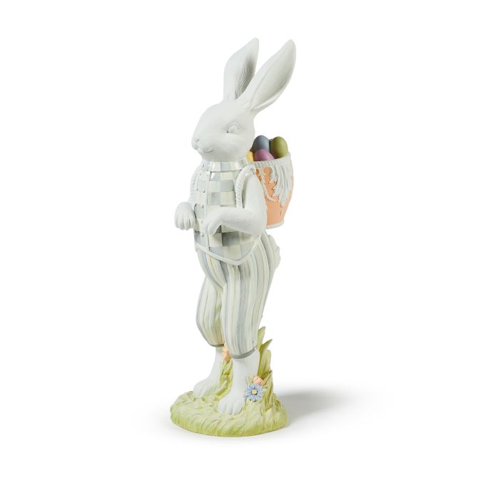 MacKenzie-Childs Cameo Tabletop Bunny with Pack