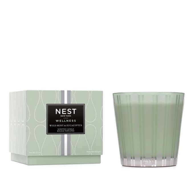 NEST New York Wild Mint and Eucalyptus 3 Wick Candle