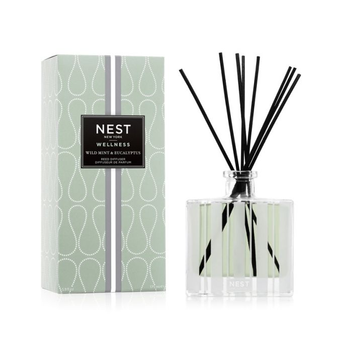 NEST New York New York Wild Mint and Eucalyptus Reed Diffuser