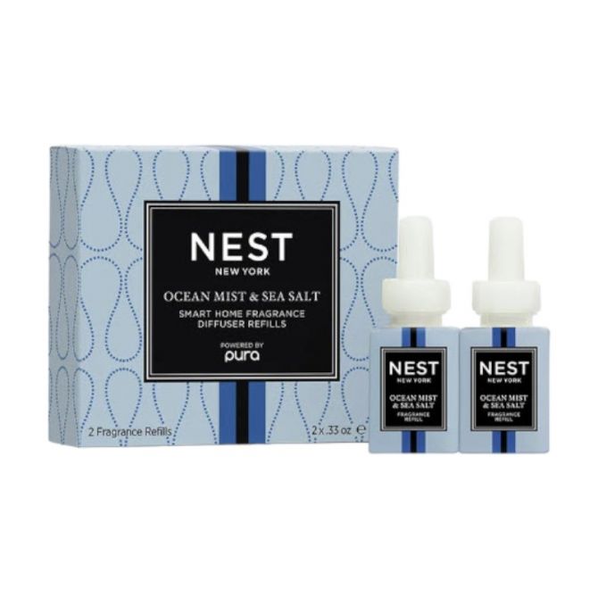 Ocean Mist and Sea Salt Refill Duo for Pura Smart Home Fragrance Diffuser- Smart Vials