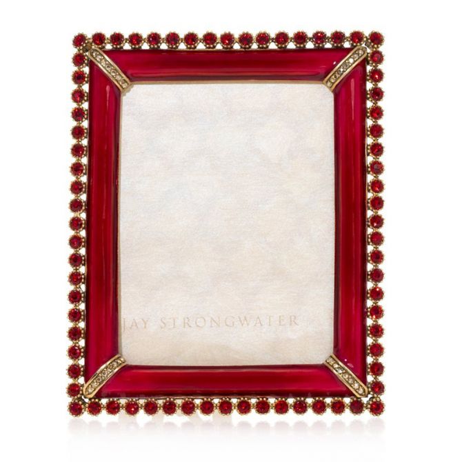 Jay Strongwater Emilia Stone Edge Frame, 3" x 4"