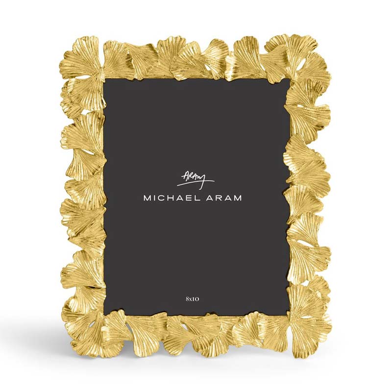 Michael Aram Golden Ginkgo Frame, 8x10 | 132105 | Borsheims