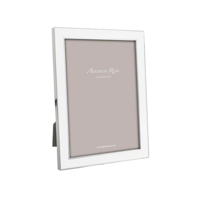 Addison Ross White Enamel Picture Frame, 5x7