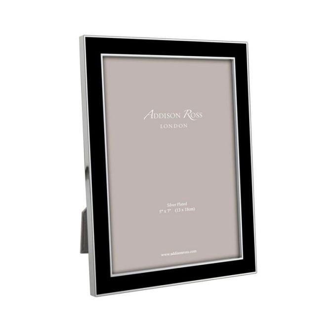 Addison Ross Black Enamel Picture Frame, 5x7