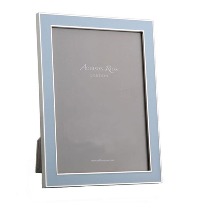 Addison Ross Powder Blue Enamel Picture Frame, 5x7