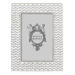 Olivia Riegel Botanica Frame, Silver 4x6 | RT0181 | Borsheims