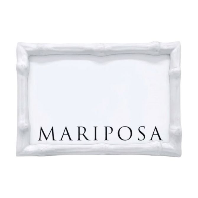 Mariposa Bamboo White Frame, 4x6