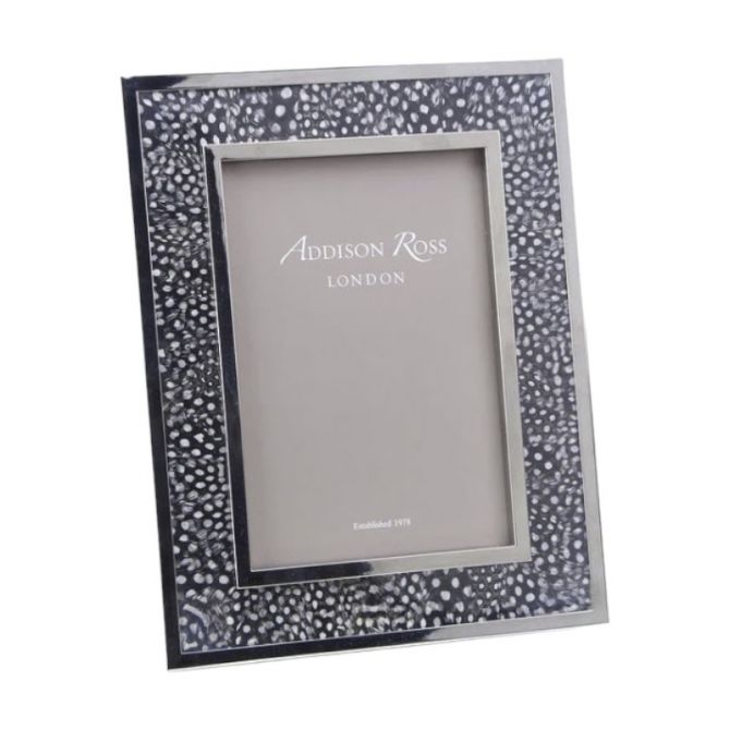 Addison Ross Windsor Silver Spotty Photo Frame, 5x7