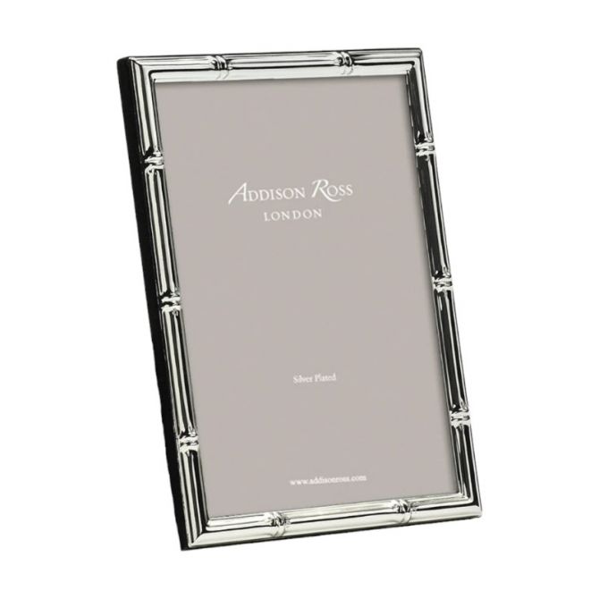 Addison Ross Bamboo Silver Plated Photo Frame, 8x10