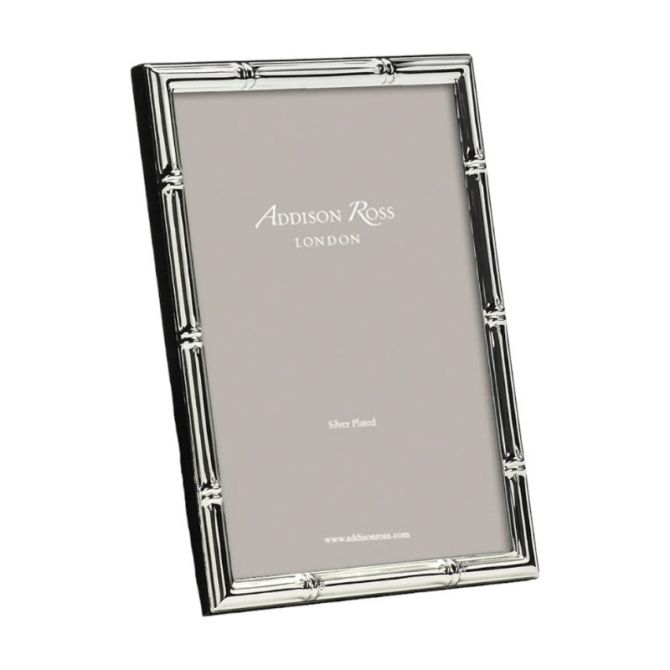 Addison Ross Bamboo Silver Plated Photo Frame, 5x7