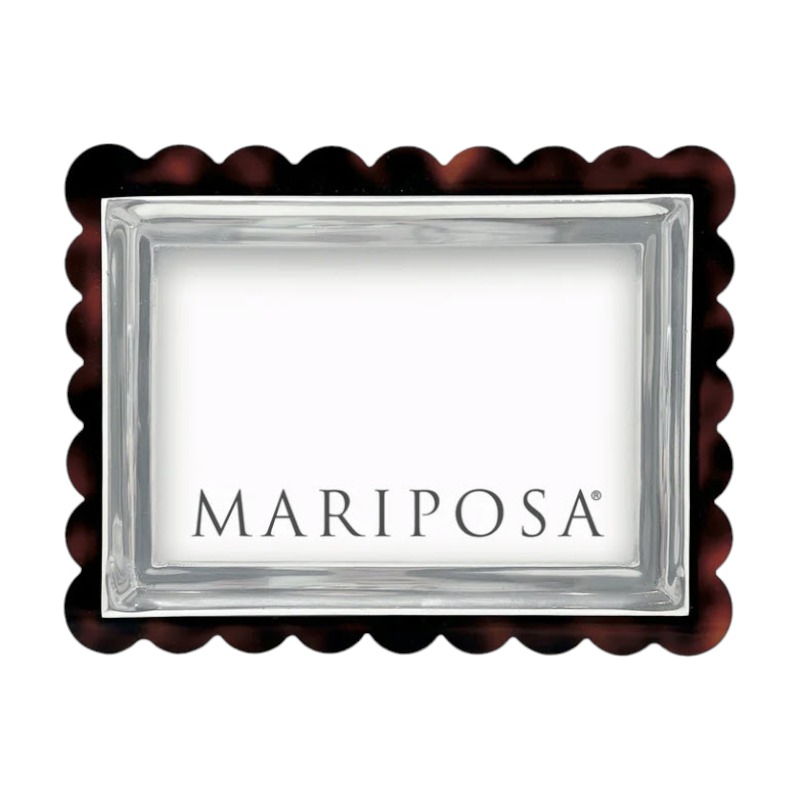 Mariposa Tortoise Scallop Signature Frame, 4x6 | 8028 | Borsheims