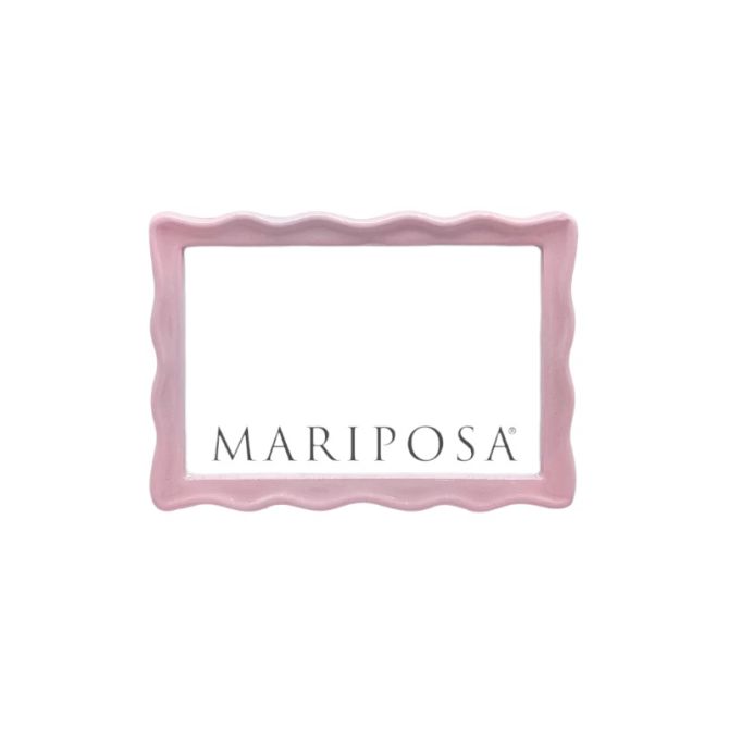 Mariposa Wavy 4x6 Frame, Pink