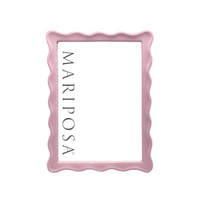 Mariposa Wavy 5x7 Frame, Pink