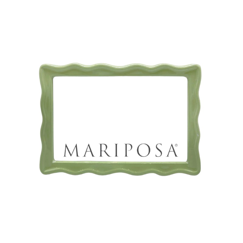 Mariposa Wavy 4x6 Frame, Green 