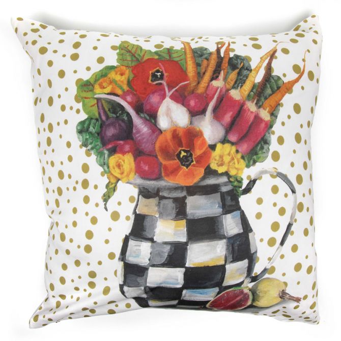 MacKenzie-Childs Vegetable Bouquet Pillow