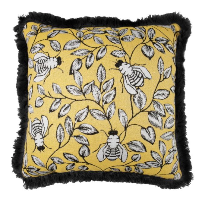 MacKenzie-Childs Queen Bee Outdoor Throw Pillow