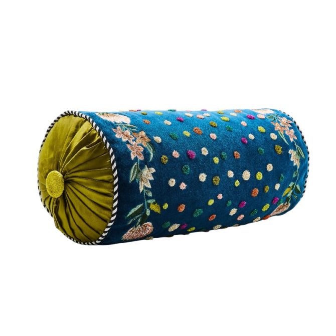 MacKenzie-Childs Fairy Tale Dot Bolster Pillow