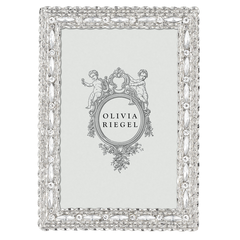 Olivia Riegel Cameron Frame, Silver 4x6 | RT2775 | Borsheims