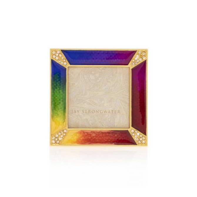 Jay Strongwater Leland Rainbow Frame, 2"