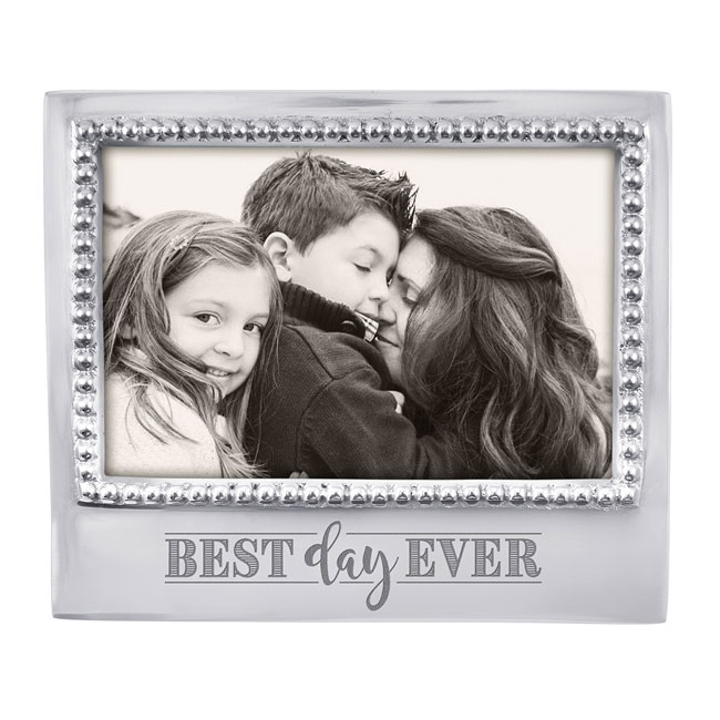 Mariposa Best Day Ever Beaded Statement Frame, 4x6