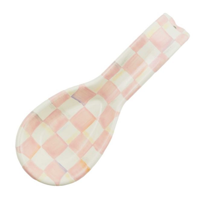 MacKenzie-Childs Rosy Check Spoon Rest