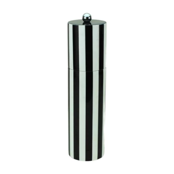 Addison Ross Column Salt or Pepper Mill, Black Stripe