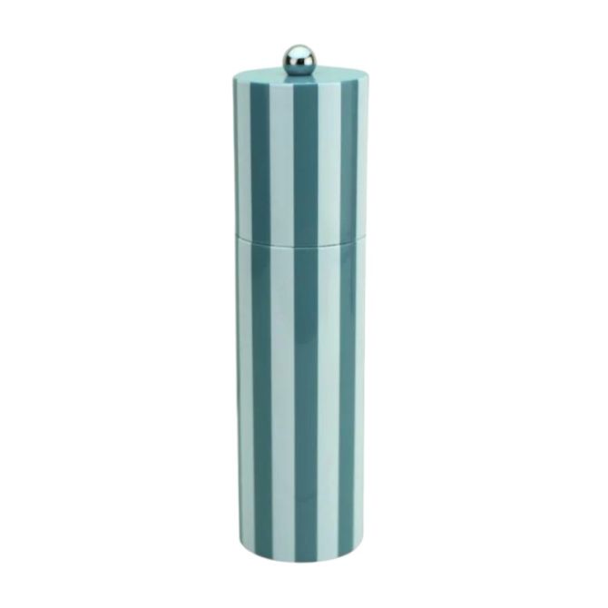 Addison Ross Column Salt or Pepper Mill, Chambray Stripe