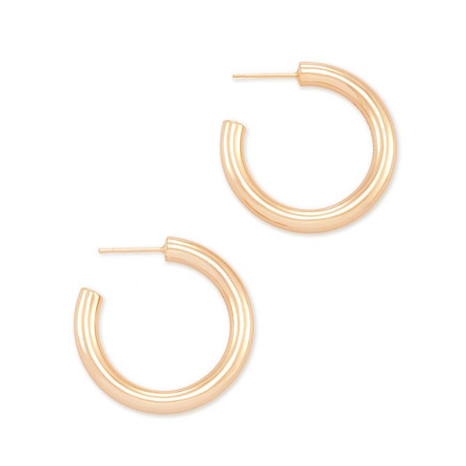 Kendra scott rose sales gold hoop earrings