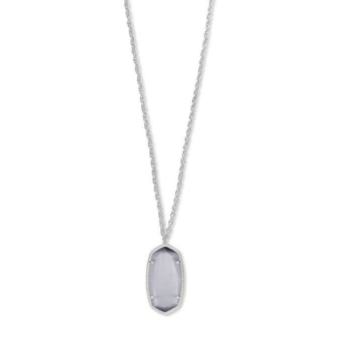 kendra scott slate cat's eye necklace